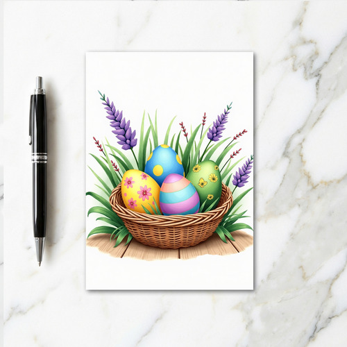 Festive Spring Season Egg Card