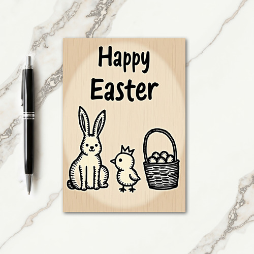 Festive Springtime Celebration Card