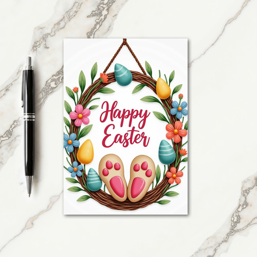 Festive Springtime Easter Card