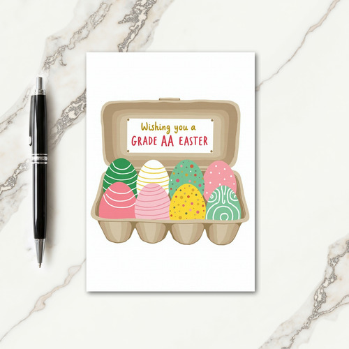Festive Springtime Egg Carton Card