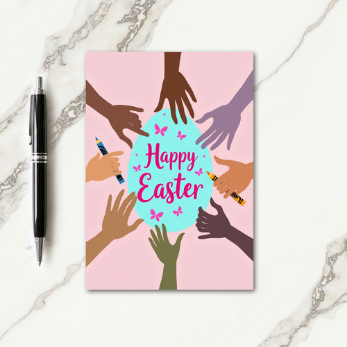 Festive Springtime Greeting Card