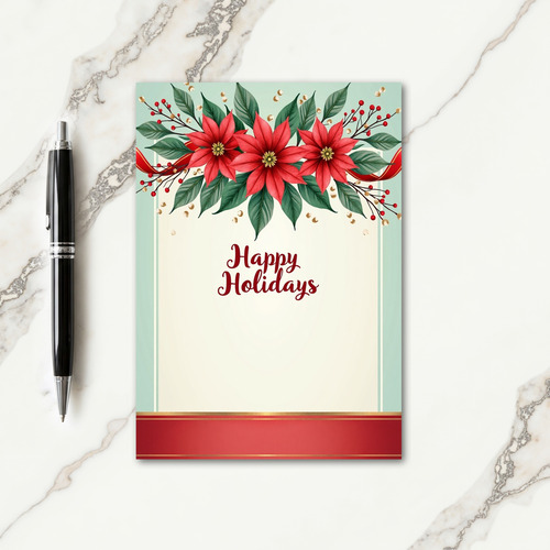 Festive Star Blossom Card