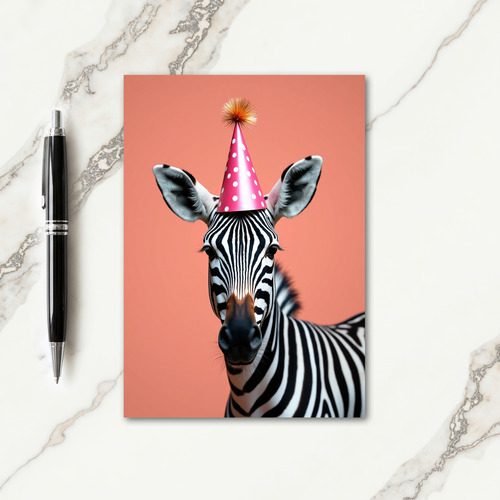 Festive Striped Party Card