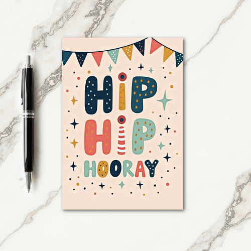 Festive Textured Letters Card