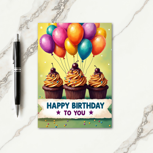 Festive Treats Birthday Card