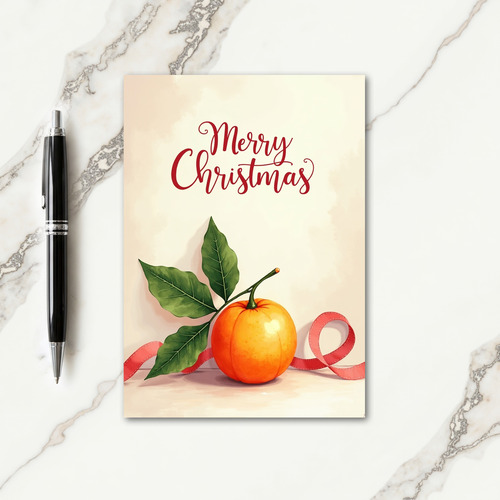 Festive Watercolor Card