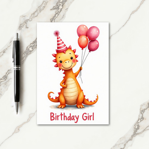 Festive Whimsical Reptile Card