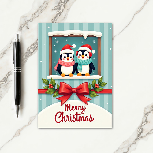 Festive Window Scene Card