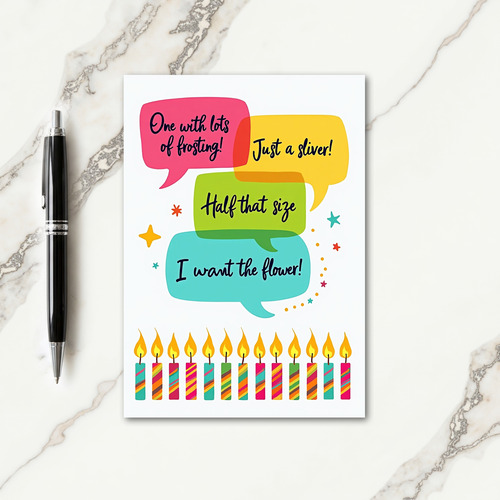 Festive Wishes Stars Card