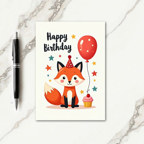 Festive Woodland Animal Card