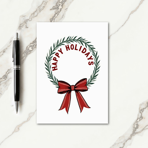 Festive Wreath Art Card
