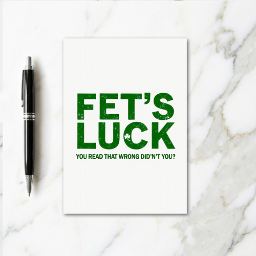 Fets Luck Read That Wrong Card