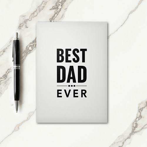 Finest Dad Ever Card