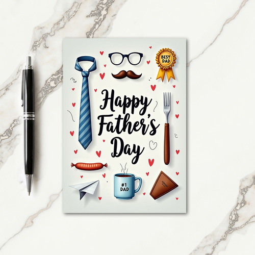 Finest Fathers Day Art Card