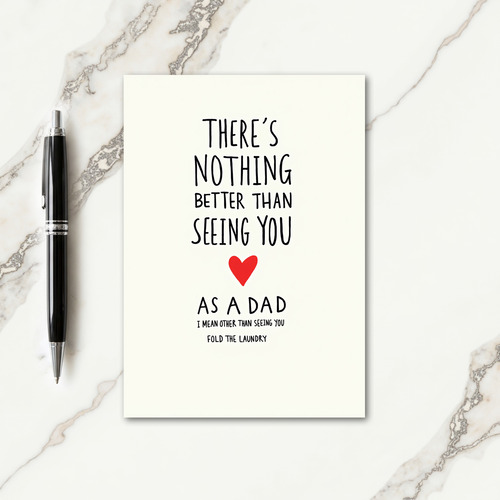 Finest Fathers Day Heart Card