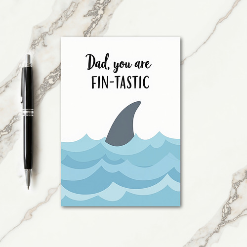 Fintastic Fathers Day Card