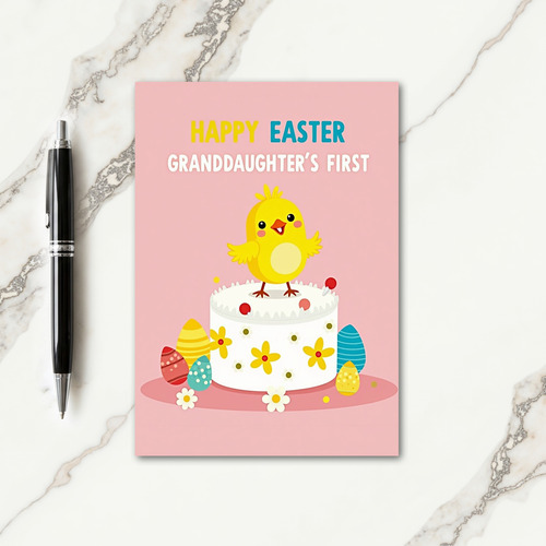 First Birthday Cake Card