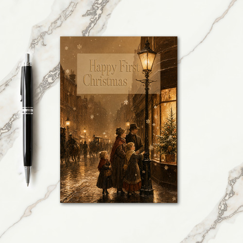 First Christmas Card 1843 Card