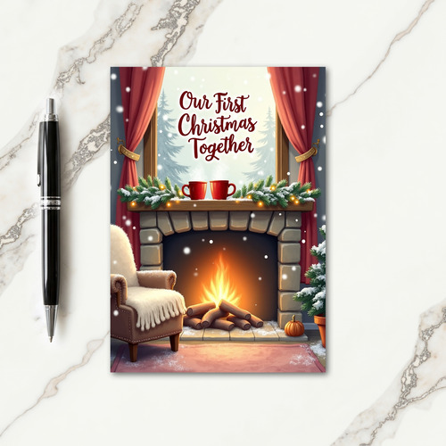 First Christmas Together Card