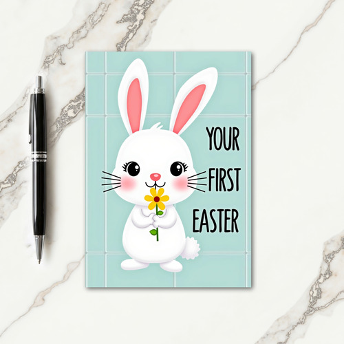 First Easter Bunny Greeting Card