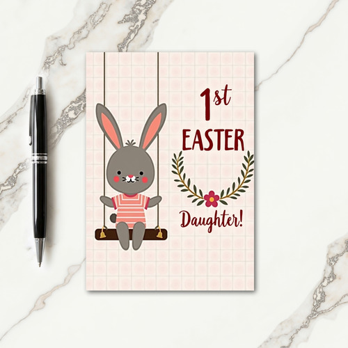 First Easter Daughter Cute Card