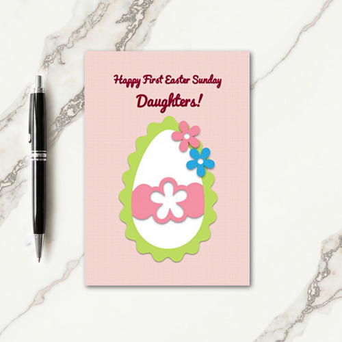 First Easter Daughters Day Card
