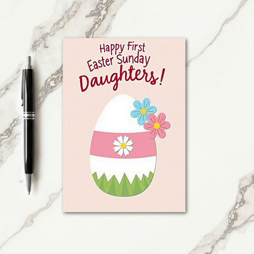 First Easter Daughters Happy Day Card