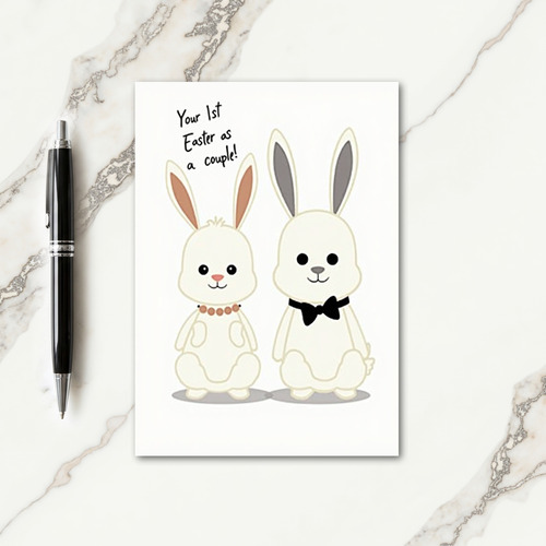 First Easter Faux Gold Foil Card