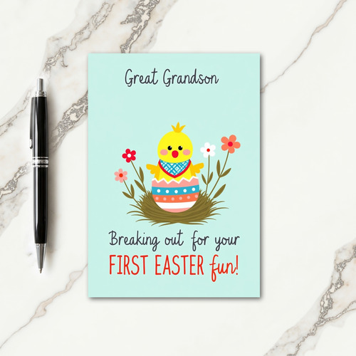 First Easter Fledgling Card