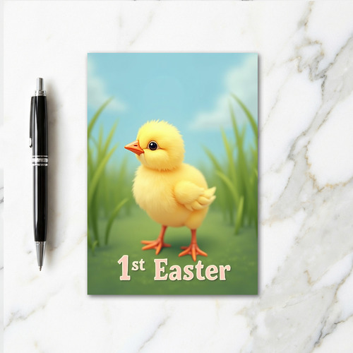 First Easter Fowl Art Card