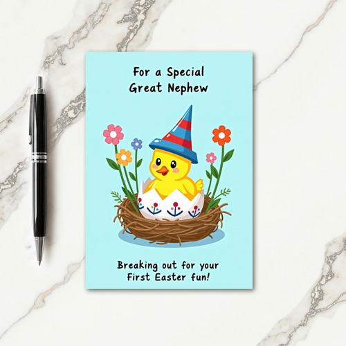 First Easter Fun Greeting Card