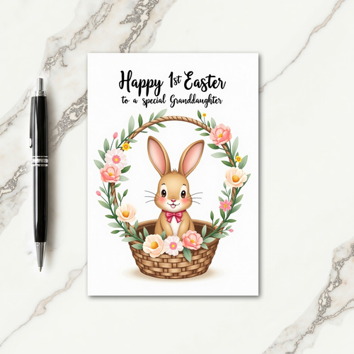 First Easter Granddaughter Card