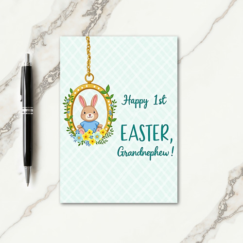 First Easter Grandnephew Card