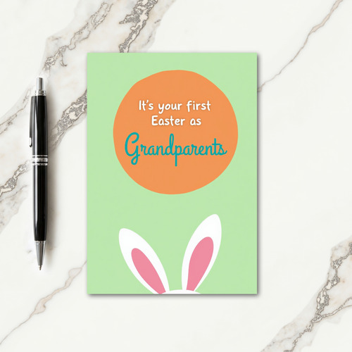 First Easter Grandparents Card