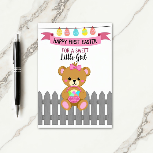 First Easter Sweet Girl Card
