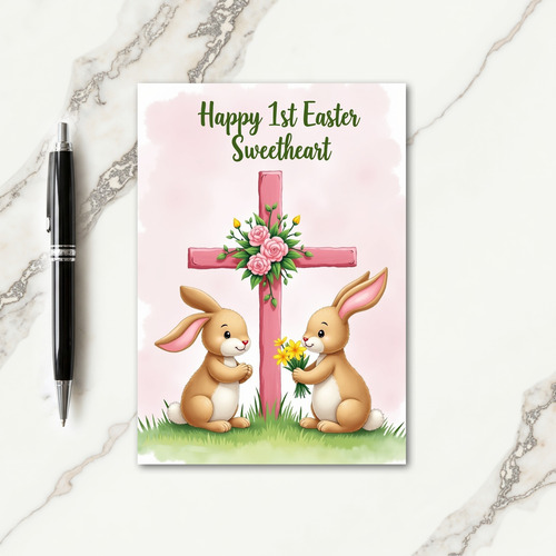 First Easter Sweetheart Card