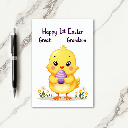 First Holiday Little Bird Card