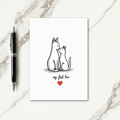 First Love Mothers Day Art Card