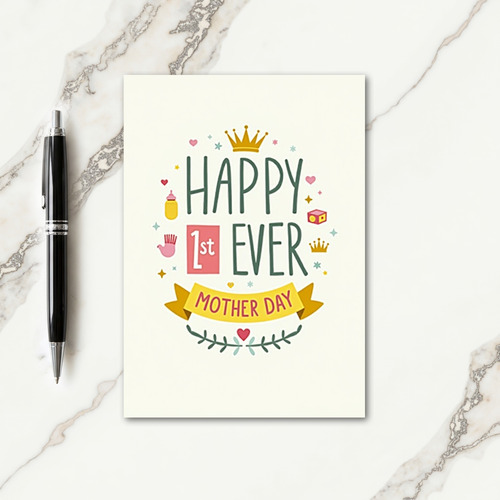 First Mother Day Celebration Card