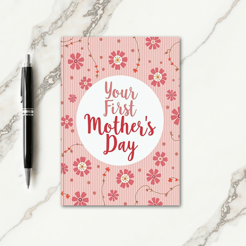 First Mother Floral Art Card