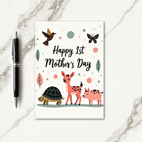 First Mothers Day Animal Parade Card
