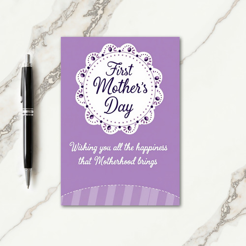 First Mothers Day Celebration Card