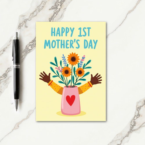First Mothers Day Floral Card