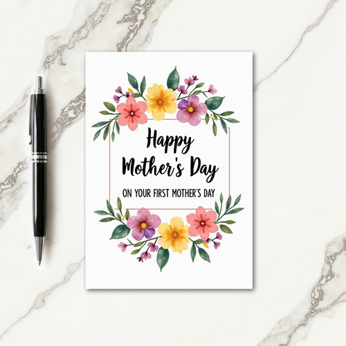 First Mothers Day For Wife Card