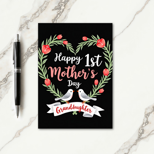 First Mothers Day Granddaughter Card
