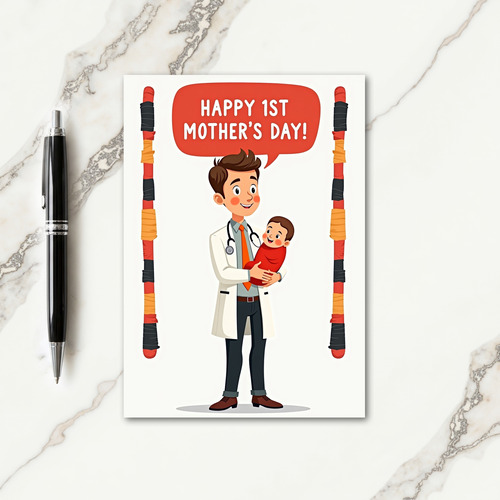 First Mothers Day Joyful Baby Card