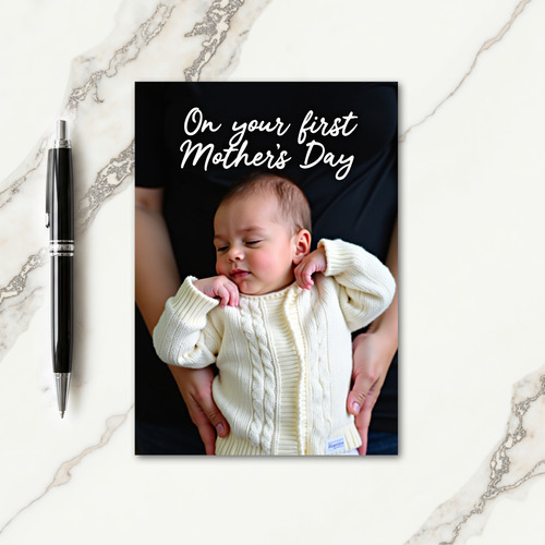First Mothers Day Portrait Card