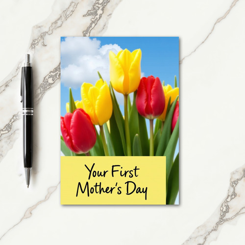 First Mothers Day Tulip Card
