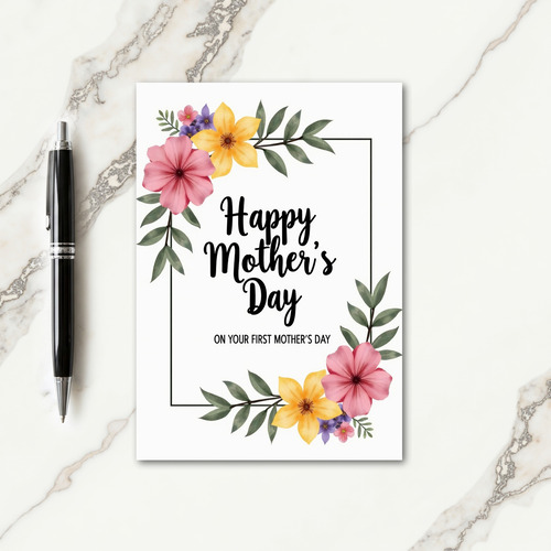 First Mothers Day Wife Card