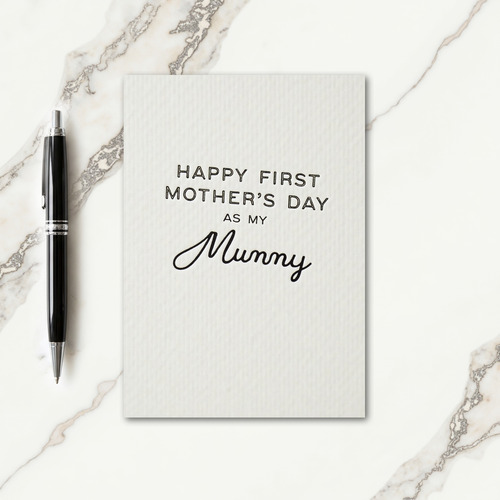 First Mummy Mothers Day Art Card